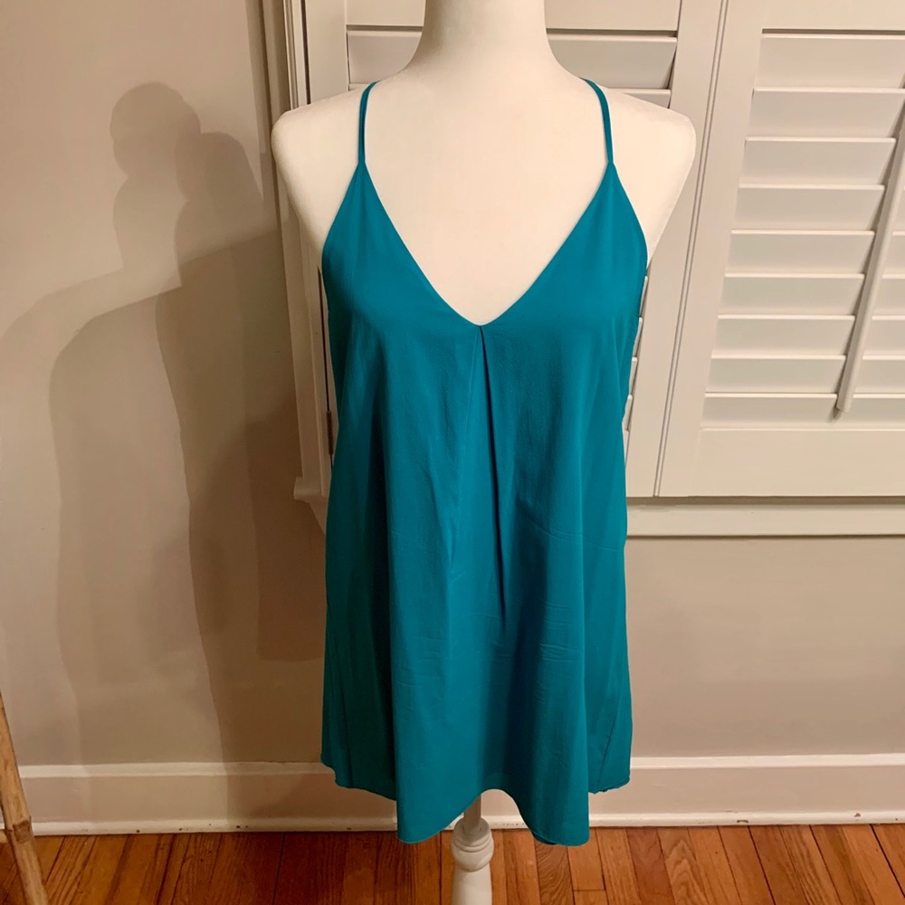 Alice + Olivia Fierra Y Back Silk Dress Size Med